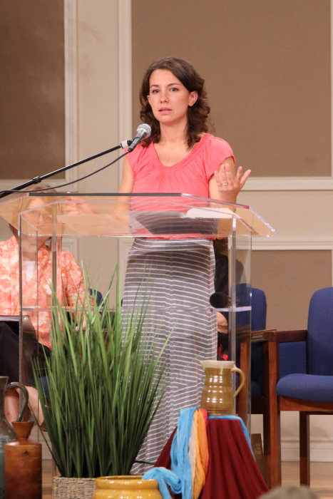 Sara Reichert shares her testimony.